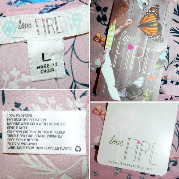 Floral Crochet Trim Ruffle One Shoulder Top NWT - Picture 6 of 7